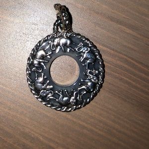 Elephant pendant.
